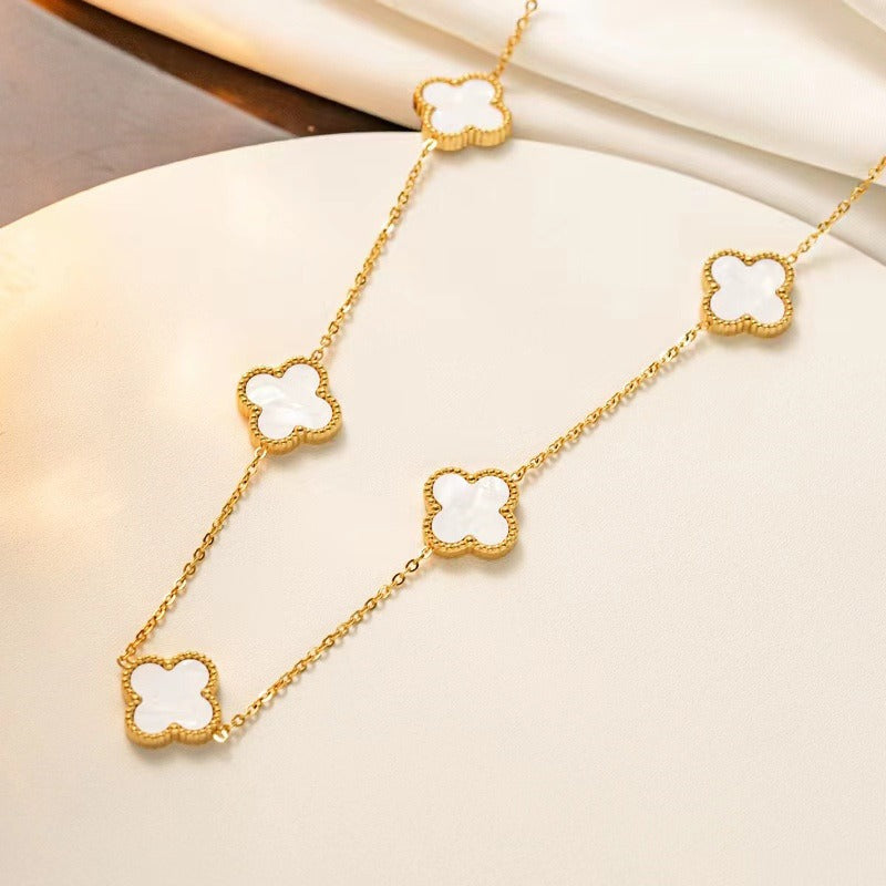 18K gold plated VC chain necklace gold Saudi Arabia Jewelique