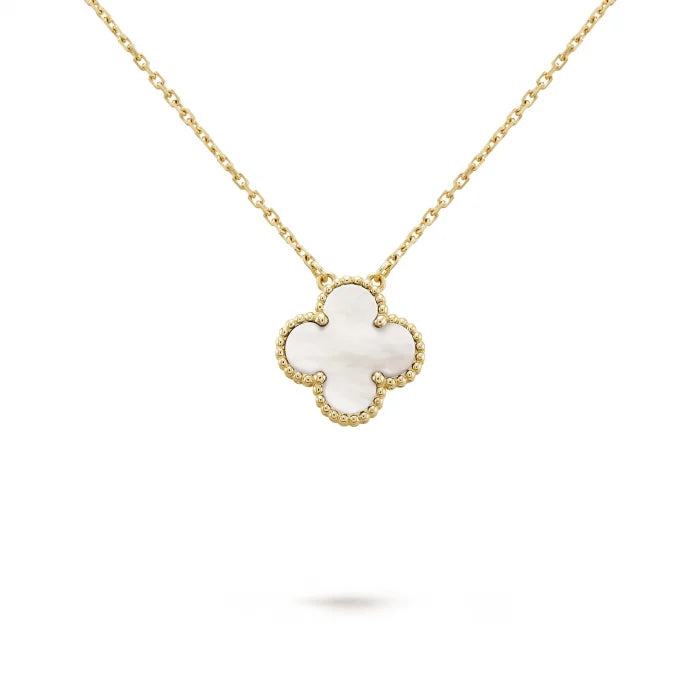 18K gold plated VC necklace close up detail Saudi Arabia Jewelique