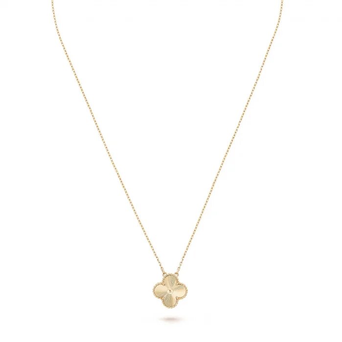 18K gold plated VC necklace white variant Saudi Arabia Jewelique